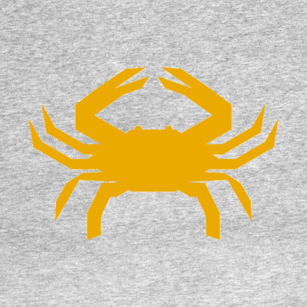 Radioactive Crab Logo Gold on Rad by IORS